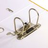 Folder-Registrar LEITZ, the mechanism 180°, coating plastic, 80 mm, yellow