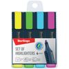 Berlingo / Highlighter marker set 4 colors, 5.0 mm