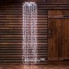 Kaemingk / Đèn LED trang trí Cascade bạc 2 m, 680 đèn LED trắng lạnh có nhấp nháy, IP44