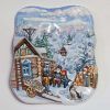 Ярославская майолика / Wall panel "Rustic winter. Small with grandfather"