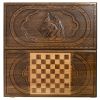 GamesDealer / Backgammon scolpito "Lupo", Mirzoyan
