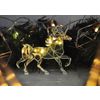 Ленивые Бобры / Lazy Beavers / A set of mirrored Christmas tree decorations "Miracles inside" big in a gift box