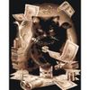 Опт-картина / Peinture par numéros CAKADU 40x50 Money cat