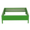 Greengo / Galvanized flower bed, 80 × 80 × 15 cm