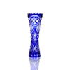 Гусевской Хрустальный завод / Crystal vase for flowers "Geyser" colorless blue