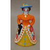 Дымковская глиняная игрушка / Figurine "Lady city with an umbrella"
