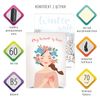 BRAUBERG / Cuadernos 60 l. en cubierta sin líneas SoftTouch, SET 2 uds., papel beige 70 g / m2, costura, B5 (179x250 mm), ROMANTIC