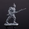 The tin soldier, "the German soldier in battle"