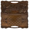 GamesDealer / Backgammon carved "Echmiadzin" with handle 60, Haleyan
