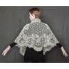 Снежинка / Snowflake / Women's lace drape with a pattern of large carved branches
