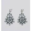 Lace earrings "Marquise de Pompadour" gray