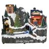 Kaemingk / Leuchtende Komposition Whistler's Winter: Ferienarbeit 22 * 17 cm, mit Bewegung und Musik, batteriebetrieben