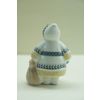 Ярославская майолика / Christmas toy "Boy with a bag"