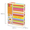 BRAUBERG photo album for 100 photos 10x15 cm, hard cover, "Abstraction", mixed