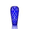 Гусевской Хрустальный завод / Crystal vase for flowers "Cascade" large blue