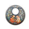 Палех / Palekh / Pendant "Couple" 7x7 cm, master Suloeva