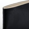 BRAUBERG / Notebook 60 l. capa xadrez lisa em couro sintético, costuras, A4 (210x297mm), PRETO, VIVA / 10 unid.