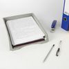 Tray horizontal STAFF paper "Profit", A4 (330х260х60 mm), polypropylene, gray