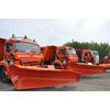 Snowplow on the KAMAZ-65115 dump truck