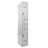 Metal cabinet for clothes BRABIX "LK 12-30", REINFORCED, 2 sections, 1830х300х500 mm, 18 kg