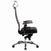 Office chair METTA "SAMURAI" KL-3 black with headrest, leather