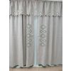 Гипюр / Curtains with pelmet with openwork embroidery