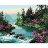 Опт-картина / Pintura por números 40x50 Forest stream