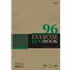 HATBER / Carnet A4 96 feuilles., Peigne, cage, couverture kraft, support, "Ecobook" / 8 pcs.