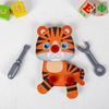 Десятое королевство / Wooden construction set "Lion, tiger, leopard"