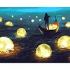 Опт-картина / Pintura por números 40x50 Guardián de la noche