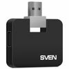 SVEN / Hub HB-677, USB 2.0, 4 ports, port for power supply, black