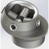 Adapter eccentric screw under the pyramid