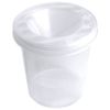 The glass-pot STAMM "Crystal" white, transparent