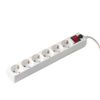 SONNEN / Surge protector U-363, 6 sockets, grounded, switch, overload protection, 10 A, 3 m