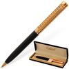 Pen gift ball GALANT "Empire Gold" case, black with Golden, Golden details, burner Assembly 0.7 mm, blue