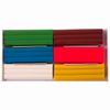 Clay wax BRAUBERG, 6 colors, 90 g, with a stack, Euro slot