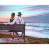 Опт-картина / Painting by numbers 40x50 Date by the sea