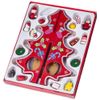 Wooden figurine "Christmas Tree red toy"