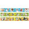 Bookmark with magnet DOGS, set of 6 PCs, sequins, 25x196 mm, INLANDIA