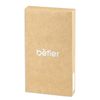 Key case BEFLER Classic, leather, two buttons, 60х130х15 mm, black