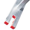 NEW HEIGHT / Aluminum transforming ladder 4x4 steps, height 4.5 m (4 sections 1.2 m each) up to 150 kg, weight 16.5 kg