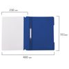 Folder, plastic, DURABLE (Germany), A4, 150/180 µm, dark blue