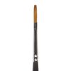 Pincel artístico profissional BRAUBERG ART "CLASSIC", sintético macio, sob colunas, plano, nº 2, cabo curto