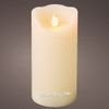 Kaemingk / LED candle with simulated flame Elody Beige 15 cm, battery operated, timer