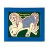 Chocolate greeting card "rocking Horse"