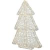Kaemingk / Hình cây thông Noel phát sáng Ngọc trai trắng 60 cm, 60 đèn LED trắng ấm, IP44
