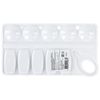 The palette for drawing PYTHAGORAS white, plastic, rectangular, 10 cells
