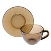 LUMINARC / Tea set "Simply Eclipse" for 6 persons (6 cups + 6 saucers) 220 ml