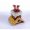Toy Christmas tree "House with feet of Santa Claus" 370-1