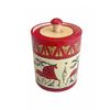 Беломорские узоры / Wooden barrel "Mezen painting" 12 cm